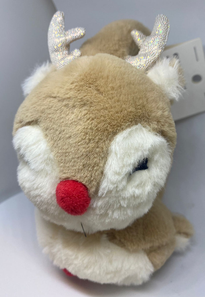 One Size Children & Adult adjustable reindeer earmuffs festivechristmasuk