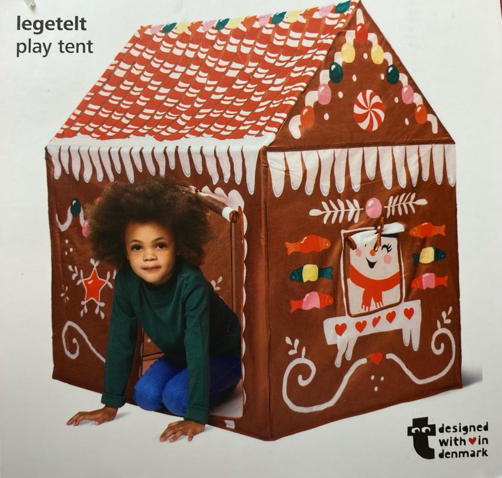 Christmas Themed Gingerbread House Play Tent – festivechristmasuk