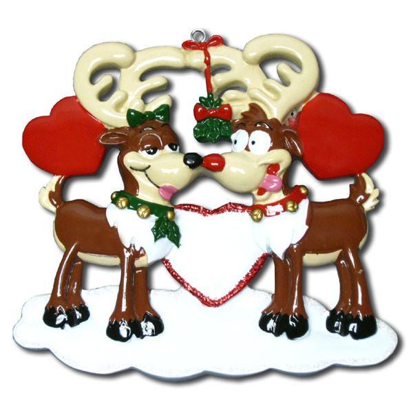 Personalised Reindeer Love Funny Christmas Tree Decoration