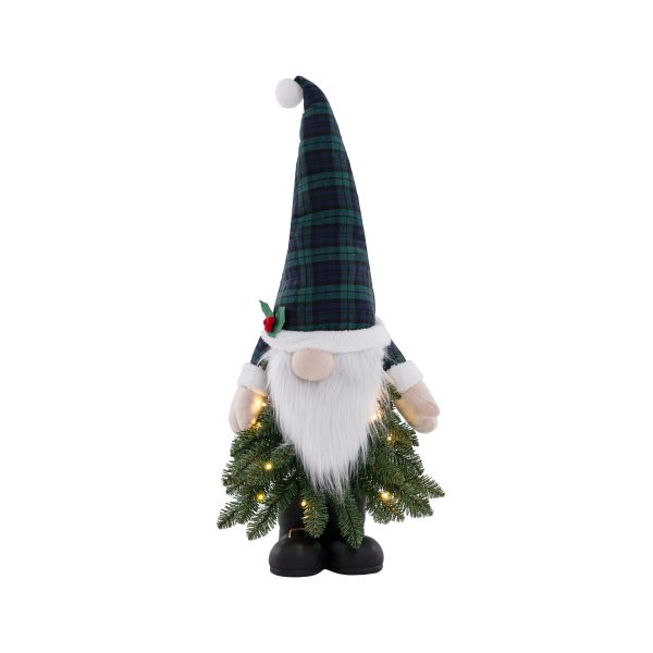 Hamish the Highland Gnome – Light-Up Tartan Gnome