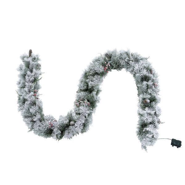 Aurora Winter Glow Christmas Garland